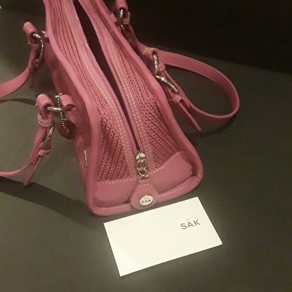 NEW VTG.  THE SAK ROSE COLORED HANDBAG - Picture 4 of 4